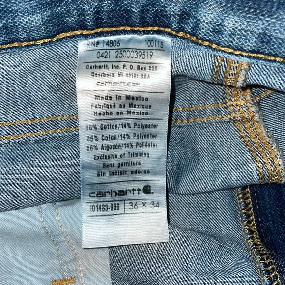 Carhartt relaxed Jean size 36/L33 - Picture 7 of 15